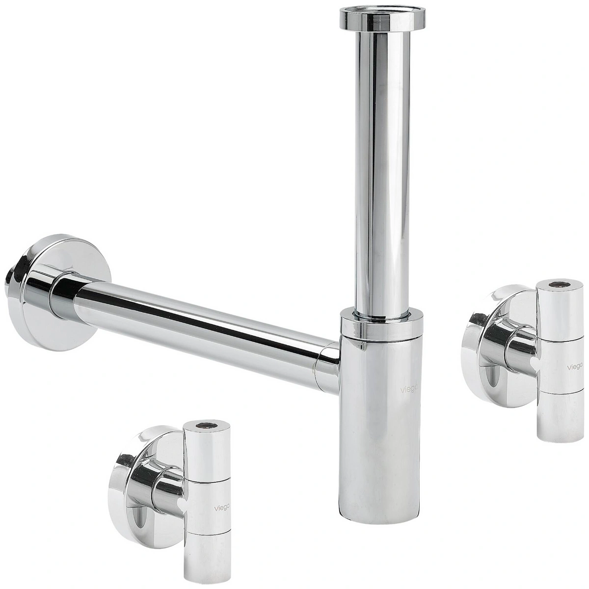 Syfon do umywalki butelkowy Eleganta chrom