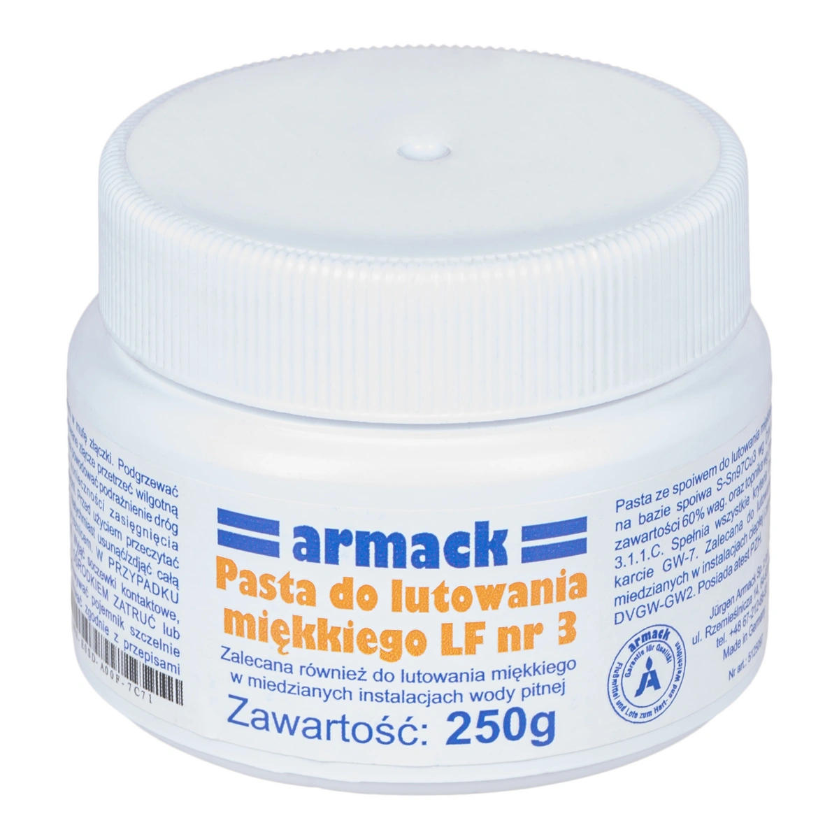 Pasta do lutu z cyną 250g AMASAN LF NR-3