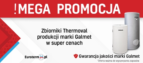 MEGA Promocja na zbiorniki Thermoval na Euroterm24.pl