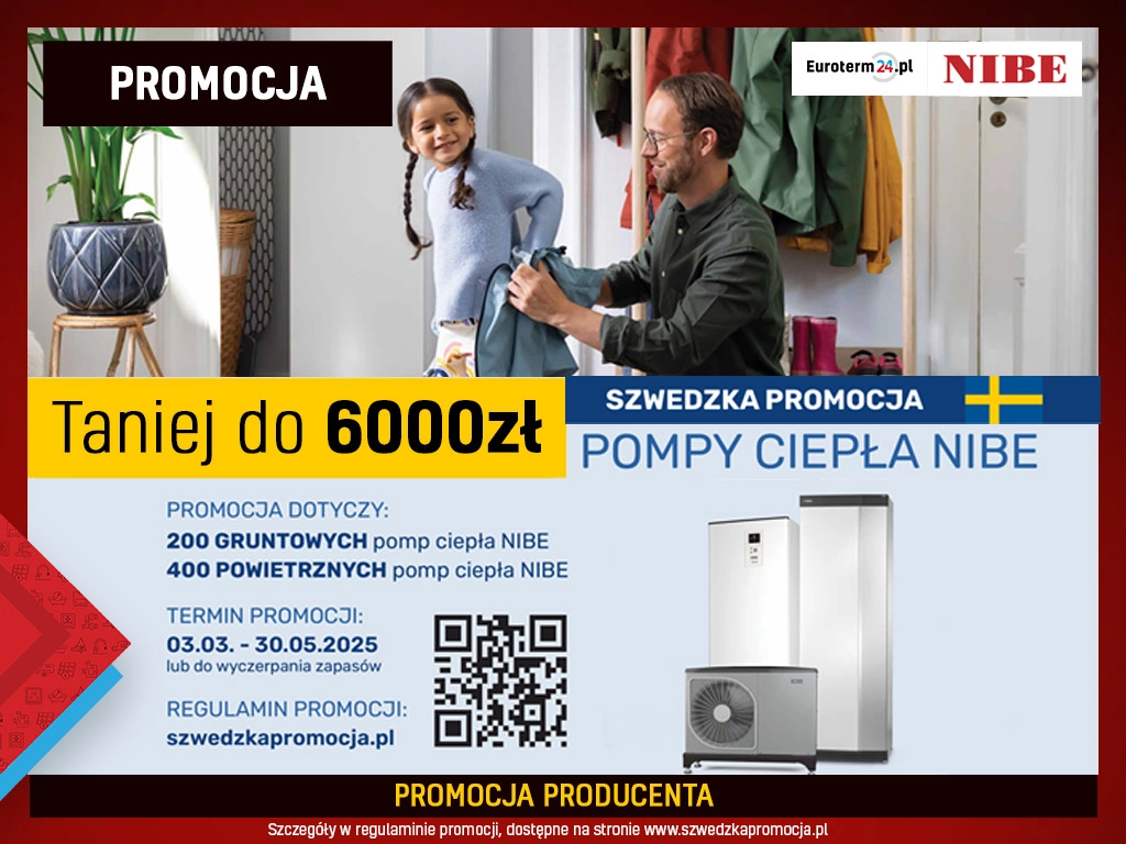 Szwedzka promocja pomp ciepła NIBE – wiosna 2025
