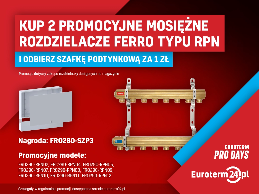 Promocja - Ferro rozdzielacze typu RPN