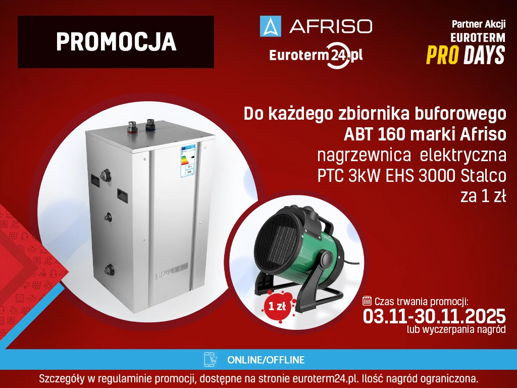 Afriso – promocja na zbiornik buforowy ABT 160