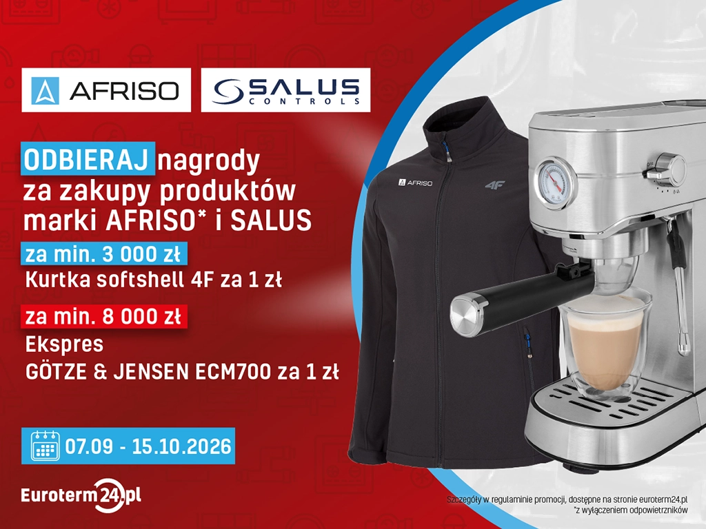 Odbieraj nagrody za zakupy produktów marki AFRISO i SALUS