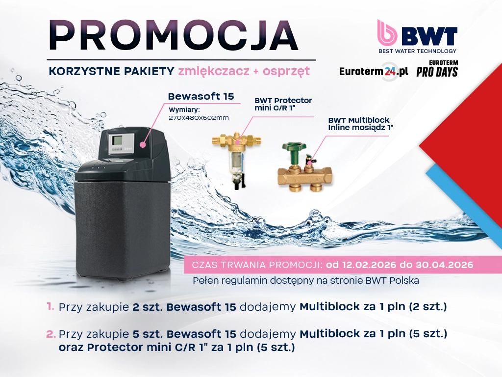 Promocja BWT - BEWASOFT 15 + MULTIBLOCK