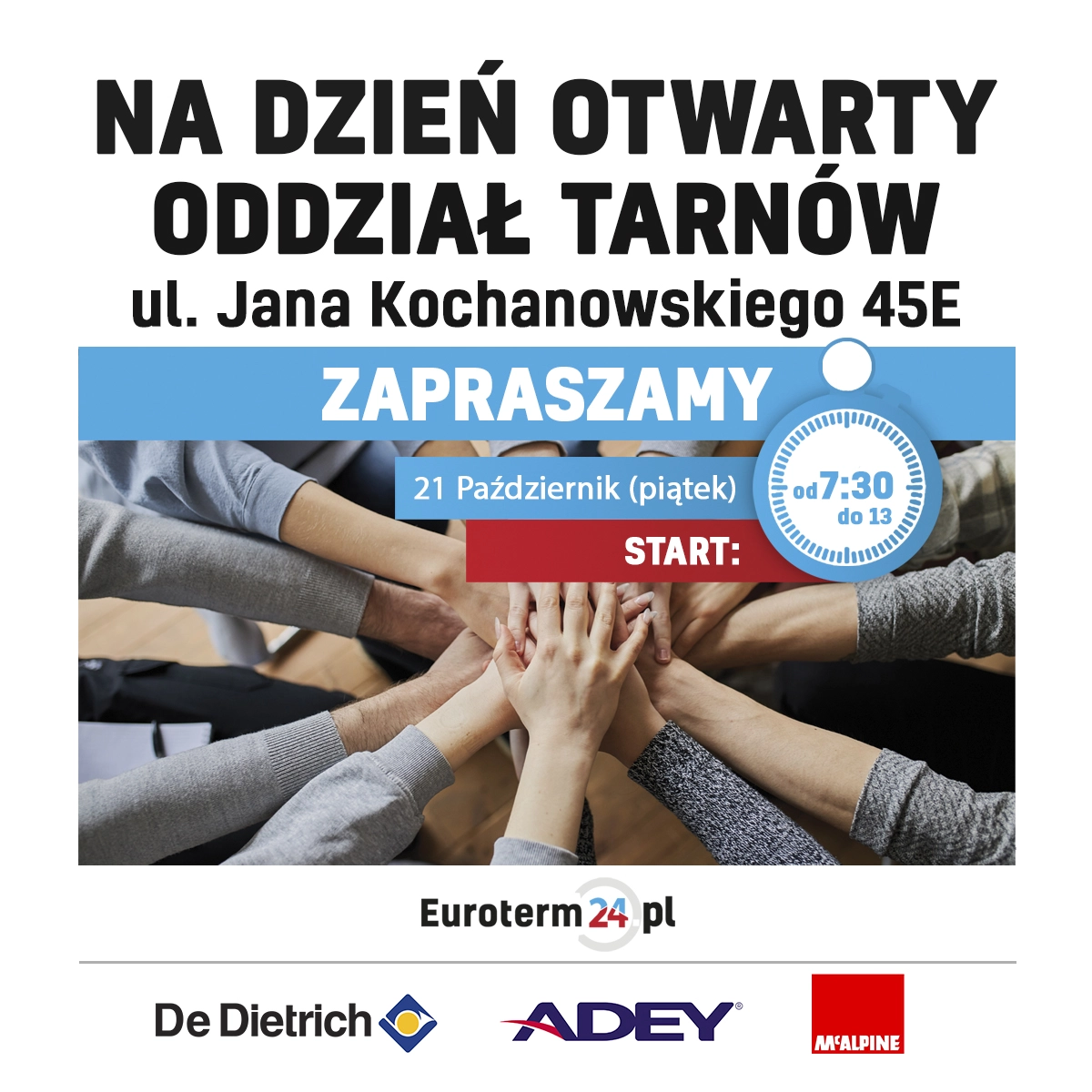 Dzień otwarty z firmami De Dietrich, Adey i McAlpine- Tarnów