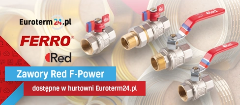 Zawory RED by Ferro F-Power w ofercie Euroterm24.pl 