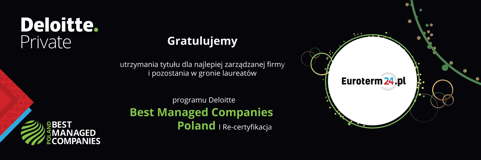 Best Managed Companies 2025 dla Euroterm24.pl