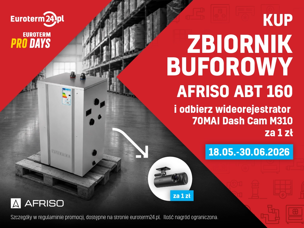 Afriso – promocja na zbiornik buforowy ABT 160